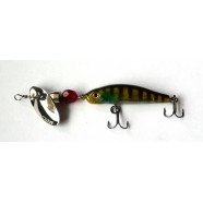 Воблер для риби, EOS Lizard S (з пелюсткою), 45мм, вага 4,3г, заглиблення 0-1,0м, колір №047